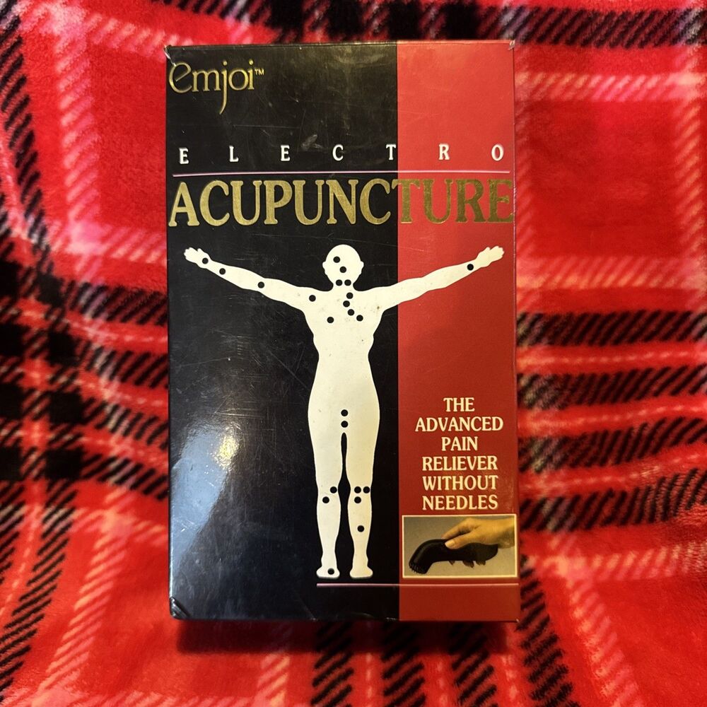 Emjoi Electro Acupuncture AccuPulser Massager Handheld Device w/ Storage Pouch